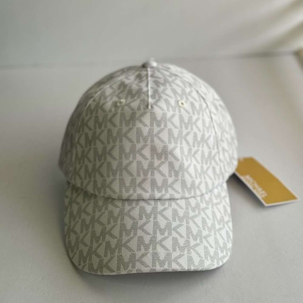 Michael Kors Logo Print Cotton Cap